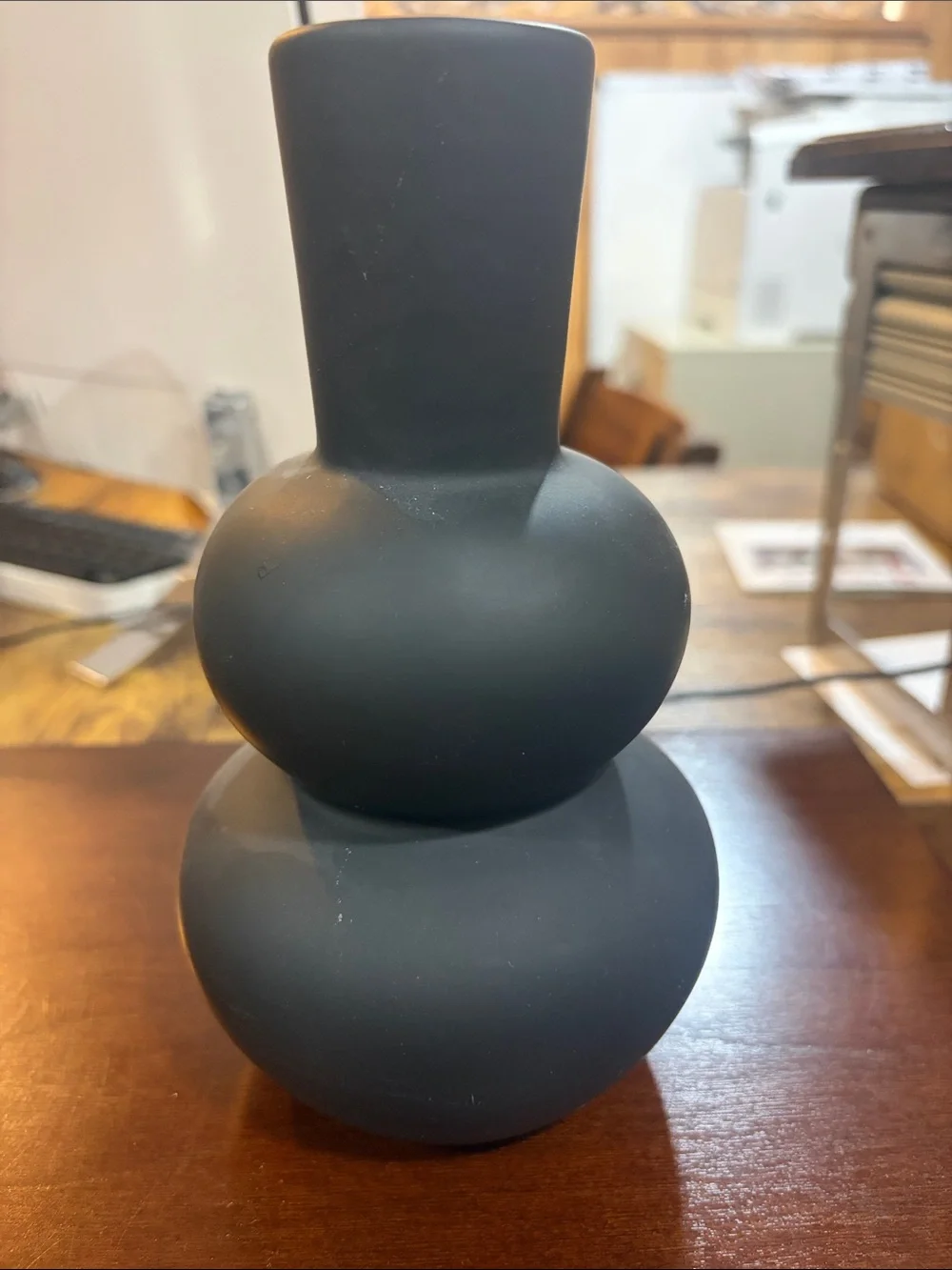 Matte Black Decorative Vase - Home Accents
